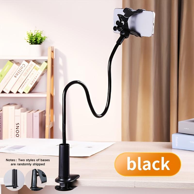 Flexible 360° Adjustable Arm Mobile Phone Holder, Cell Phone Mount with Clamp Clip, Universal Phone Accessories for Desks and Beds