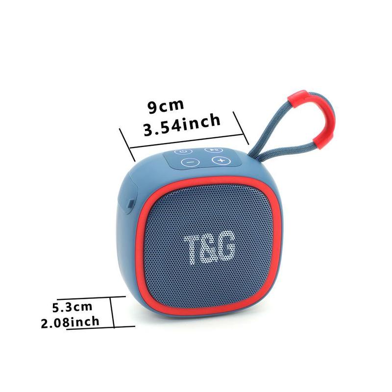 T&G TG659 Mini Wireless Portable Speaker, USB Rechargeable 500mAh BT Speaker, Support TF Card Radio FM Mini Speaker for Home Travel