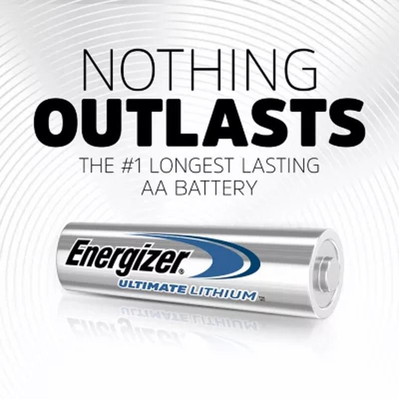 Energizer AA Ultimate Lithium Batteries, 18 Pk. Long Lasting