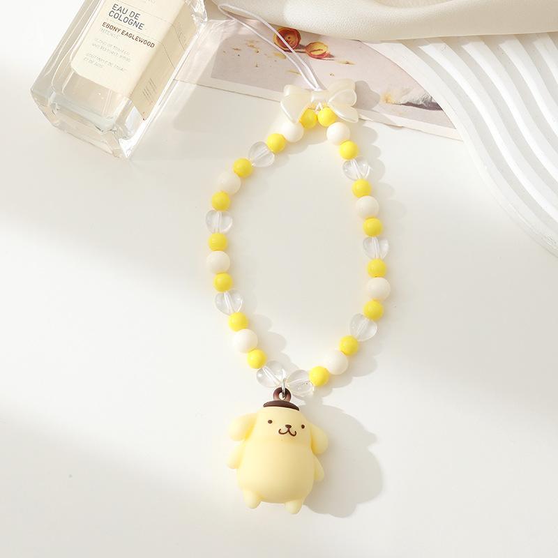 SANRIO Cute Cartoon Design Phone Chain, 1 Count Cute Phone Lanyard, Fashion Phone Strap for Women & Girls, Mobile Phone Decoration Accessories