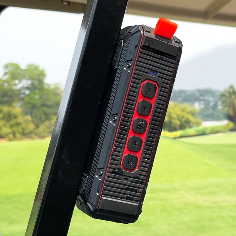 Dprofy Pro Portable Magnetic Bluetooth Golf Speaker Wireless Waterproof Magnetic Golf Speakers For Golf Cart 24Hour Battery Golf Accessories Golf Gifts(TWS & SD Card function)