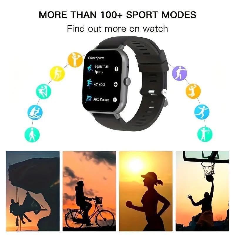 1.83 Inch Multifunctional Smart Watch, Fashion Digital Watch with Wireless Call Dial, Multi-sport Mode Sports Watch for Women & Men