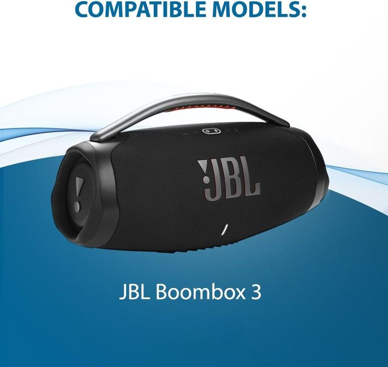 Power Cord for  Boombox 3 III Portable Speaker Charger: BOOMBOX3BLK BOOMBOX3SQD JBLBOOMBOX3BLKAM JBLBOOMBOX3SQUADAM Boombox3 AC Power Supply  Replacement