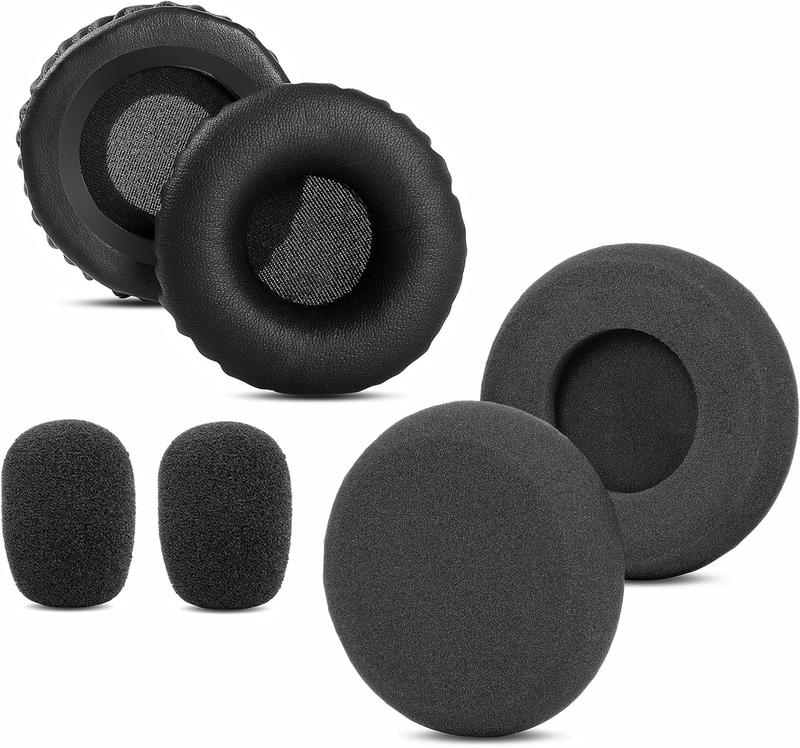 Ear Pads  Compatible with VXI BlueParrott B250-XT Plus B250XT B150 Headset Replacement Ear Mic Cushion Kit 6  (Style 1)