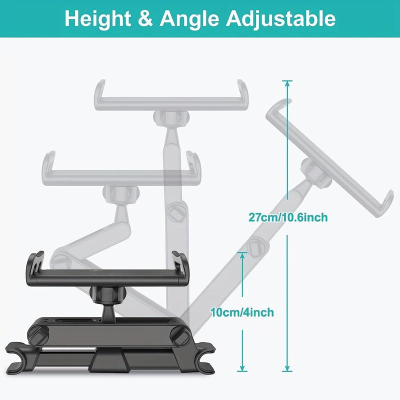 Car Headrest Tablet Holder for Summer, Universal Car Behind Car Back Seat Mount, Multifunctional Car Accessories Compatible with Mobile Phones & Tablets, Car Accessories for Women & Men