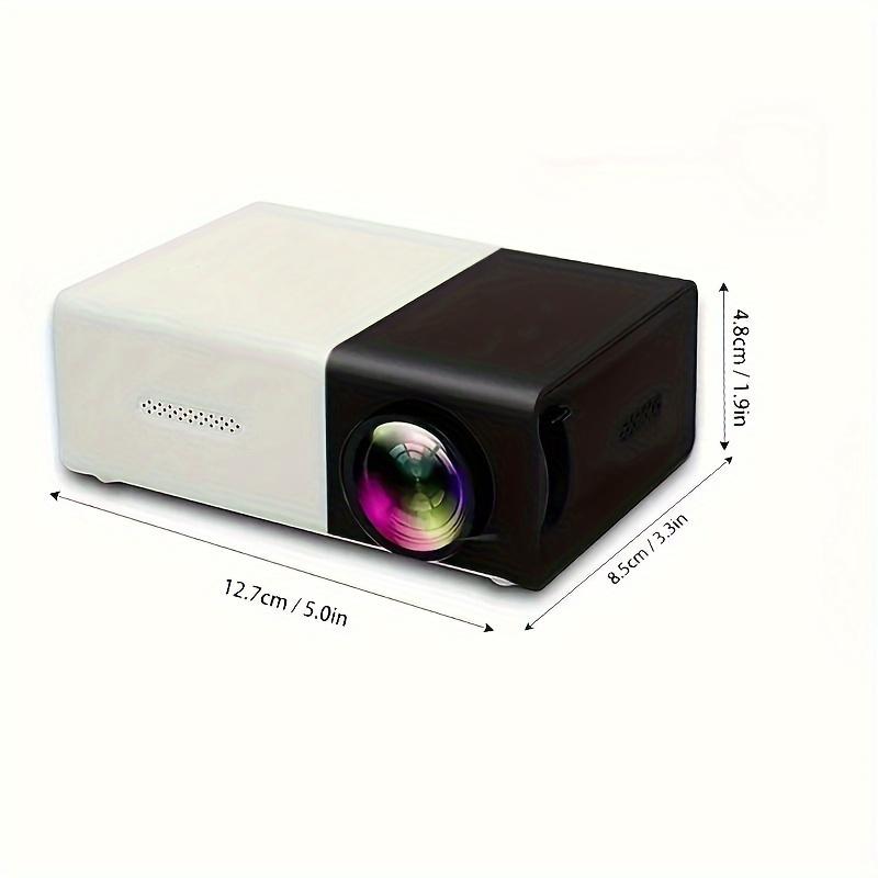 3000+ Lumens High-Definition Mini Pocket Projector - Stunning Vivid 3D Visuals, Broad Compatibility with HDMI, USB, and VGA, Convenient Handy Remote Control, Perfect for Home Cinema and Outdoor Movie Nights