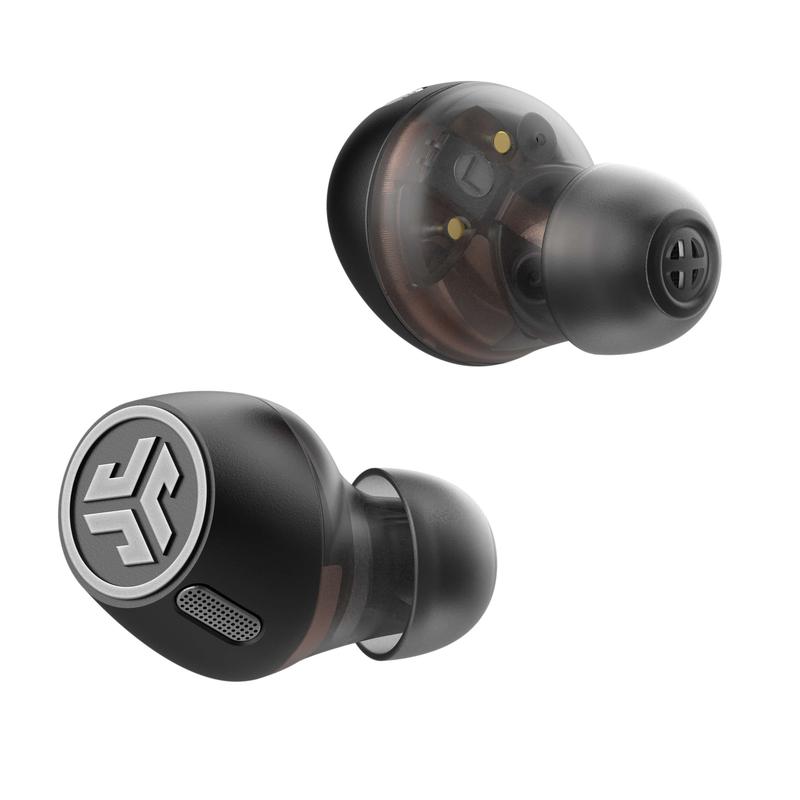 JLab Epic Lab Ed. Hybrid Active Noise Cancelling True Wireless Earbuds, Dual Drivers, Spatial Audio, Multipoint, Wireless Charging, Android iOS, Hi-Res Audio