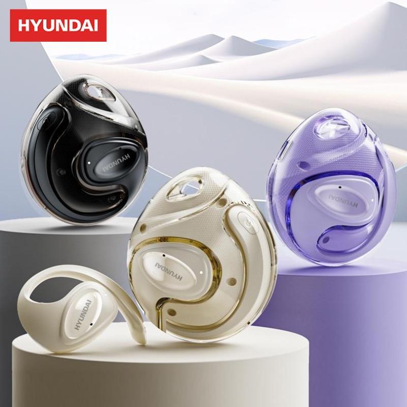 HYUNDAI Hyundai HY-X15 Ultra Ear-mounted Wireless Headphone, 3D Holographic Stereo BT 5.4 Wireless Earphone, Longer Battery Life Wireless Earbuds