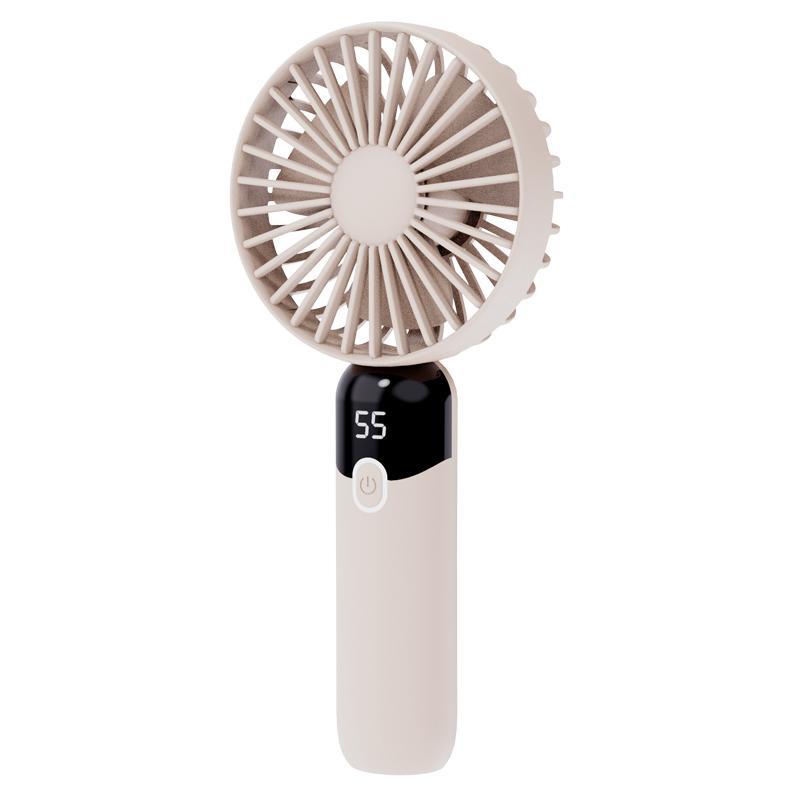 Portable Fan for Summer Outdoor Sports, Handheld Cooling Fan for Summer, Portable Fans for Summer, Mini Fan with Digital Display, Cooling Fan, Universal Household Fan for Indoor Outdoor Use, Summer Travel Supplies, Summer Essentials