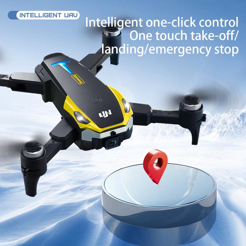 M8Pro Dual Camera Drone with 2 Batteries, Level 4 Wind Resistance & Brushless Motor - 50x HD Zoom, Intelligent 5g Return, Optical Flow Positioning, Stable Aerial Shots - Ideal Gift for Birthdays, Christmas & Outdoor Fun!