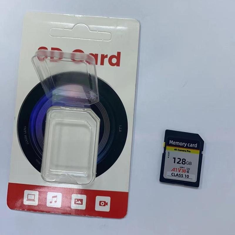 SD Card, 1 Count High Speed Memory Card, Universal Class 10 3D 4K V30 Video High Speed Capacity UHS-I SD Card For Camera, Camera Accessories