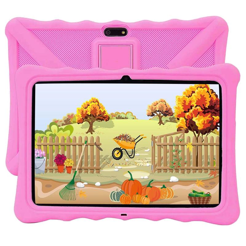 Veidoo 10.1 inch Kids Tablet, Android Tablet pc with Shockproof Case, Bluetooth, WiFi, 32GB, Parental Control, Educational Tablet for Boys and Girls