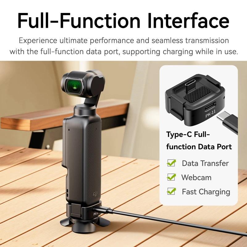 Ulanzi PK-08 PK-11 Arri Locating Base Mini Tripod Kit for DJI Osmo Pocket 3 Mount with 1 4