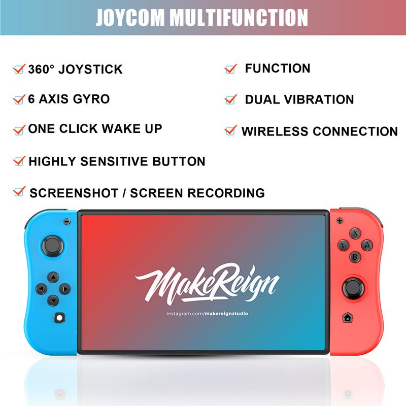 Joypad Switch Controller(L R) for Nintendo Switch, Switch Remote Joycon supports Dual Vibration Motion Control Screenshot Wake-up switch joycons