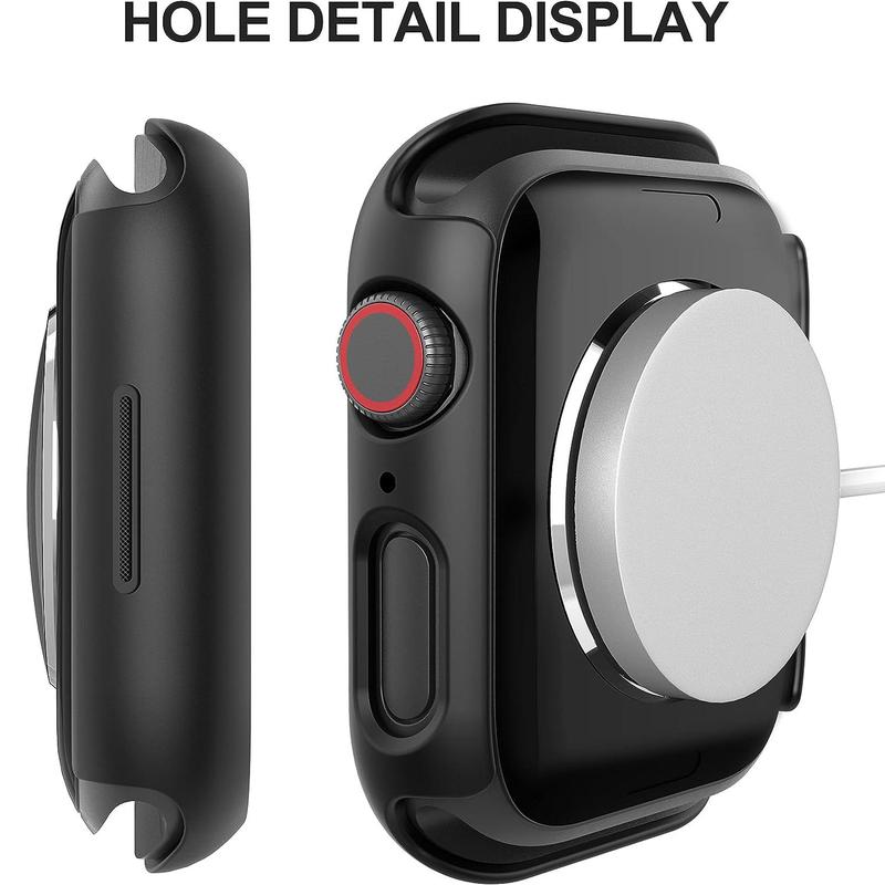 Smart Watch Tempered Glass Screen Protector for Summer Gift, 1 Count Minimalistic Dust-proof Watch Screen Protective Cover Compatible With Apple Watch 38mm 40mm 41mm 42mm 44mm 45mm