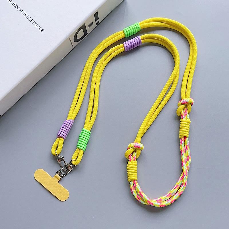 Handwoven Mobile Phone Lanyard Long Crossbody Strap Sturdy And Durable Anti Loss Korean Version Unisex Personalized And Creative Accessories Smartphone Accessories Smartphone