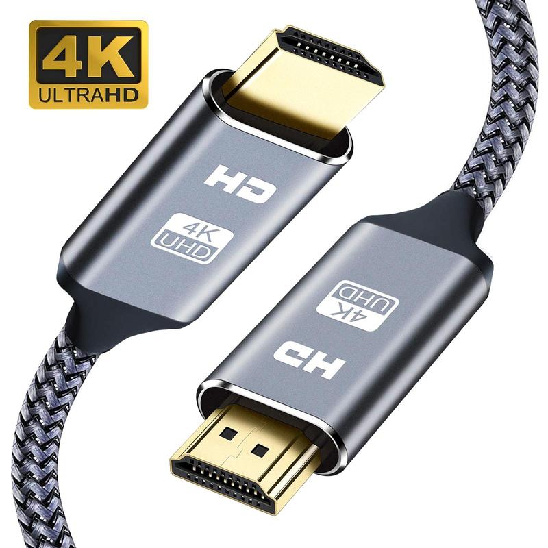 HDMI Cable, 1 Count 4K HDMI 2.0 Cable, High Speed Ethernet 4K 60Hz Male 3FT 6FT 10FT HDMI Cable for PS4 PS3 Xbox Fire TV Stick Blue Ray Player HDR