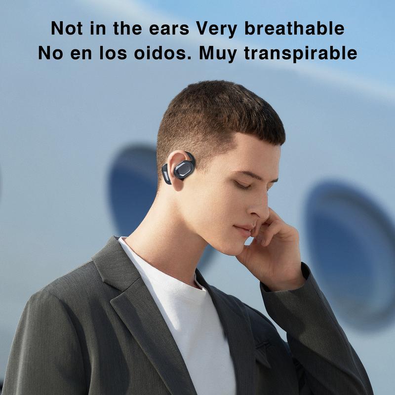 ZIHNIC S05 AI Translation Earphone Wireless Bluetooth 5.4 OWS Waterproof Sport Headsets Support 135 Languages Real Time Bluetooth Translation Support Playing Music Phone Calls Headphones Noise Reduction Headphones with Mic