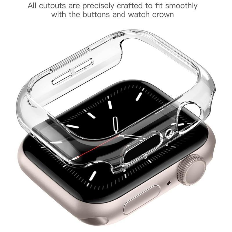 Smart Watch Case, 1 Count Hollow Out PC Watch Case, Watch Protective Cover Compatible with Apple Watch S10 42mm, 46mm