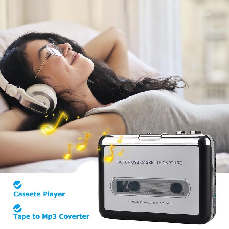 Digital Tape to MP3 Converter Recorder Portable New Technology Recording Audio Usb