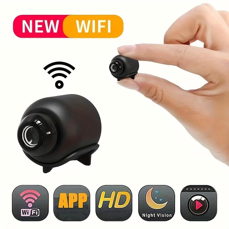 1pc Mini HD Hidden Camera - Wireless Smart Home Security Camera with Night Vision, Motion Detection, Alarm, Remote Control, 2.4G Video Surveillance, and Portable Recording