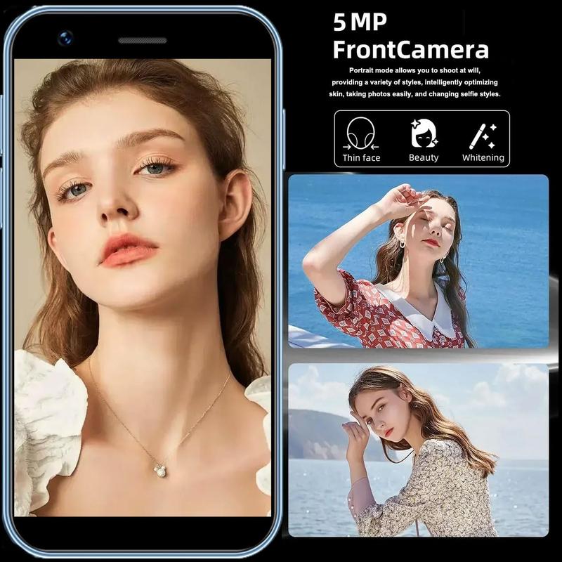 Fall 3.0 Inch Smartphone, 1 Count Portable Mini Smartphone, Dual SIM 3G Android 8.1 2GB + 16GB GPS Bluetooth-compatible WiFi Portable Tiny Mobile Mini Phone