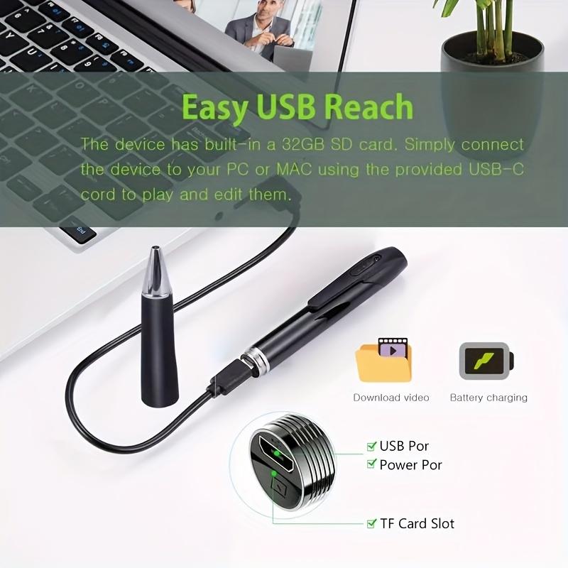 1pc Portable Camera, With Video 1080P HD Security Camera, Indoor outdoor Surveillance Camera, Mini Camera, Portable Camera Recording, Small Security Camera, Perfect For Lectures, Classrooms, Offices, Business Meetings