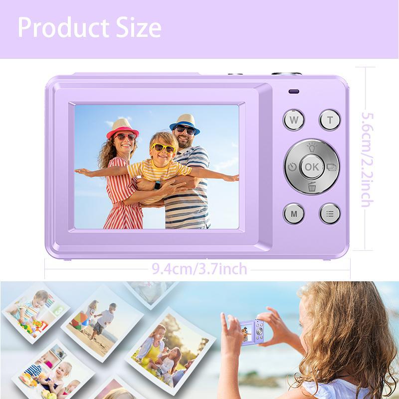 44MP Vintage Digital Camera, 1 Count 1080P Video Resolution 2.4 Inch IPS Screen Webcam, Rechargeable Vintage Camera Digital, Long Lasting Battery Life, Support Multi-language, Birthday Gifts, Mini Camera, Stocking Fillers