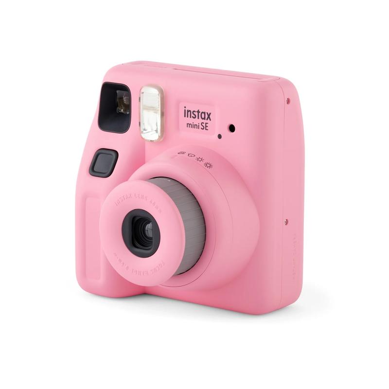 Fujifilm Instax Mini SE Instant Camera with Bonus 10 Pack Mini Film, Pink - Perfect Christmas Gift