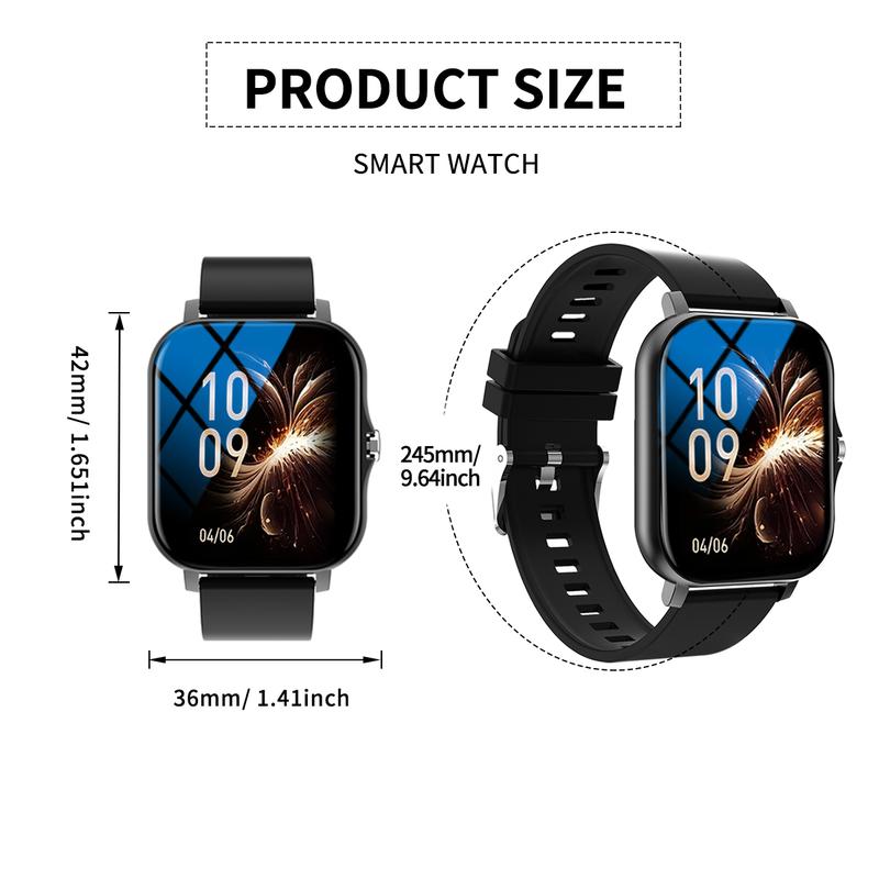 2024 HOT Smart watch, multifunctional smart watch, wireless call wireless music, message reminder, custom dial wallpaper and other functions, unisex, suitable for Android and iPhone phones.Christmas gifts, New Year gifts