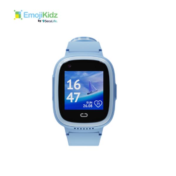 Emojikidz Smart Watch For Kids With GPS Monitoring Feature | Smart watches for Children (Age 4 Years +) | Text, Voice Call, GPS Tracking, SOS Panic Button & Two-Way Voice Calling Kids Smart Watch | Blue