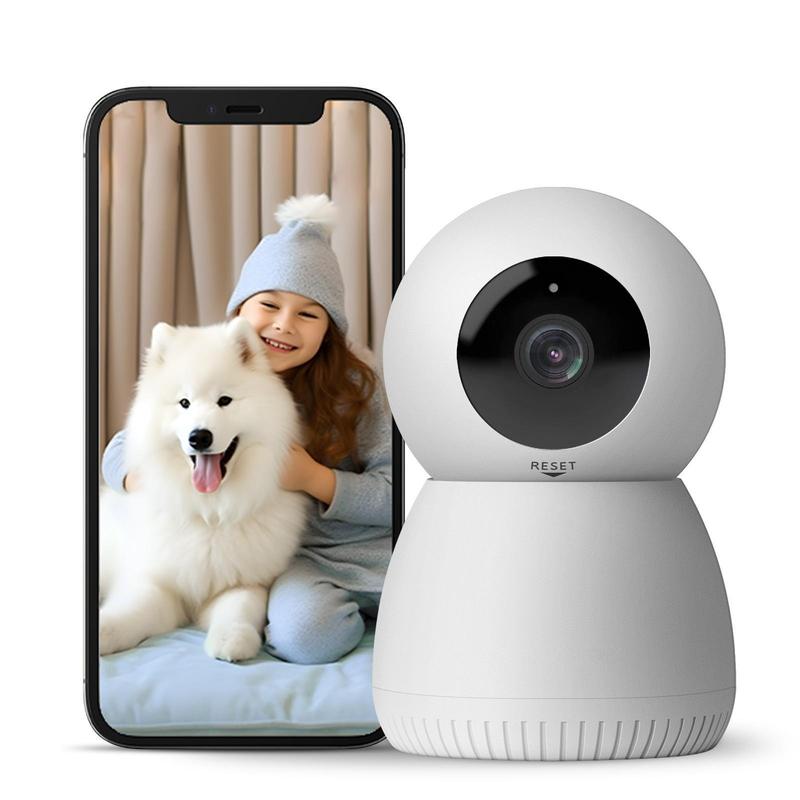 Smart Home Camera, 2 Megapixel Camera, 5G 2.4G Camera with Night Vision, Motion Detection for Pet Monitor Security，2-way Audio Cable