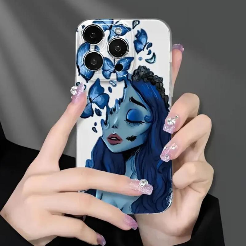 Butterfly Pattern Phone Case, Full Coverage Lens Phone Protective Cover, Phone Accessories Compatible with iPhone 11 12 13 14 15 Pro Max