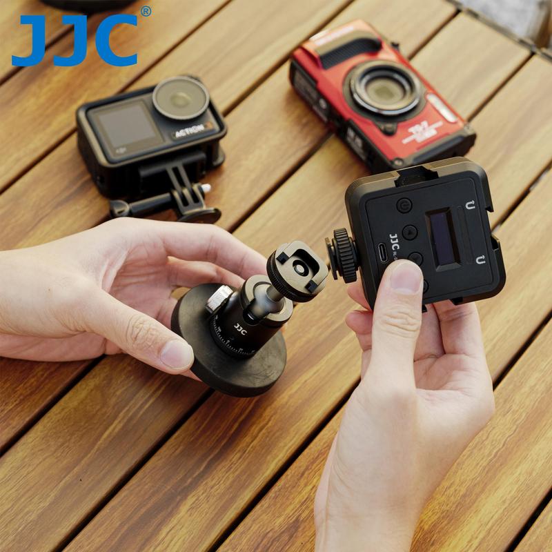 Magnetic Base Set with Strong Ball Head, 360° Rotatable Magnetic Camera Stand with 1 4