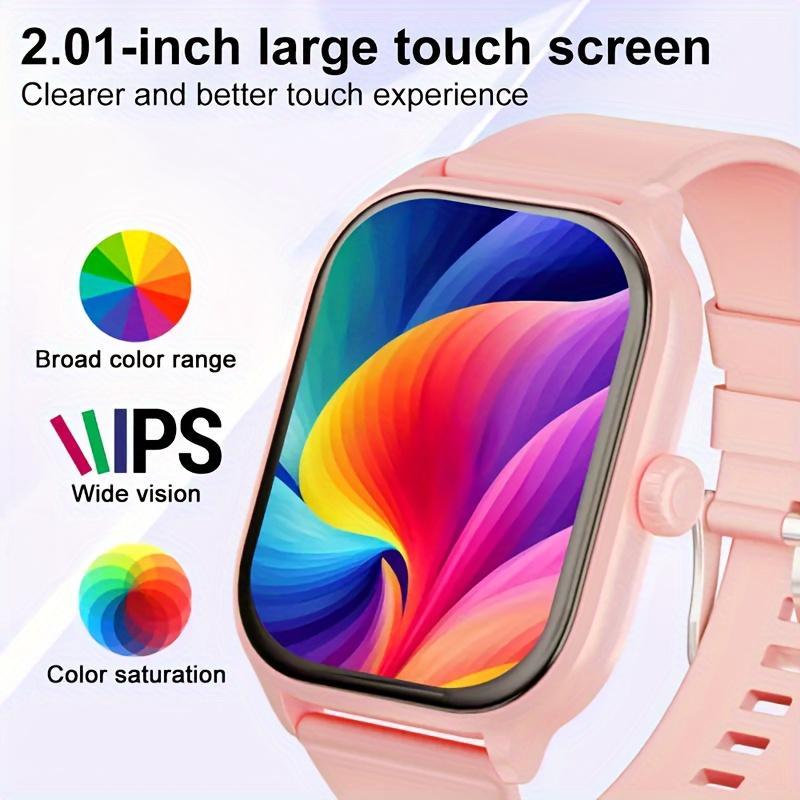 Multifunctional Smartwatch for Men & Women, Summer Digital Smartwatches with Heart Rate Monitoring & Sleep Tracking, Sports Fitness Tracker Smart Watch for iPhone Android Smartphone, Wearable Wristwatch, Fitness Watch, Men's Tech Gadgets 2024