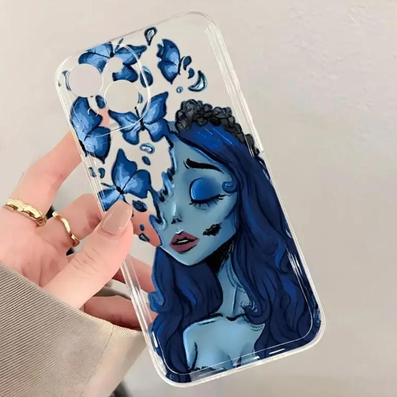 Butterfly Pattern Phone Case, Full Coverage Lens Phone Protective Cover, Phone Accessories Compatible with iPhone 11 12 13 14 15 Pro Max