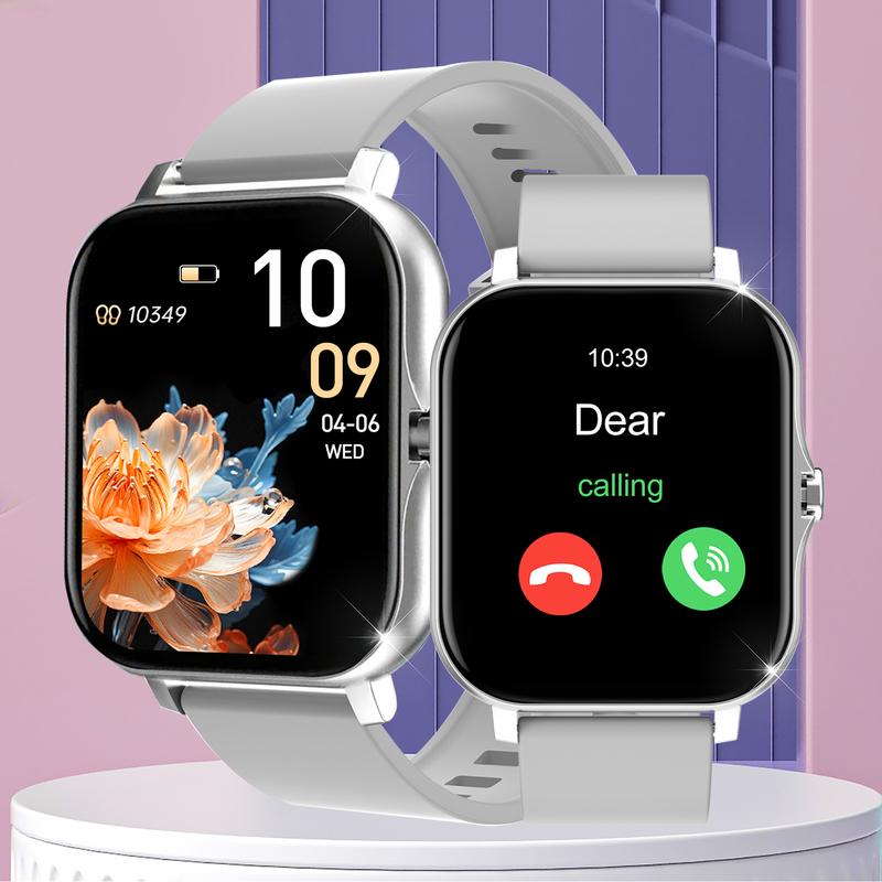 2024 HOT Smart watch, multifunctional smart watch, wireless call wireless music, message reminder, custom dial wallpaper and other functions, unisex, suitable for Android and iPhone phones.Christmas gifts, New Year gifts