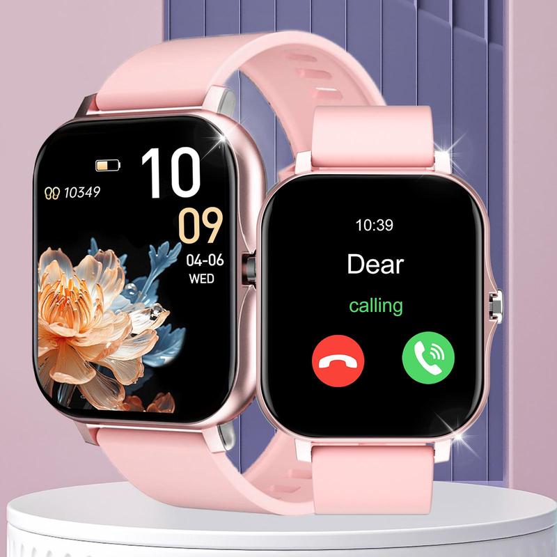 2024 HOT Smart watch, multifunctional smart watch, wireless call wireless music, message reminder, custom dial wallpaper and other functions, unisex, suitable for Android and iPhone phones.Christmas gifts, New Year gifts