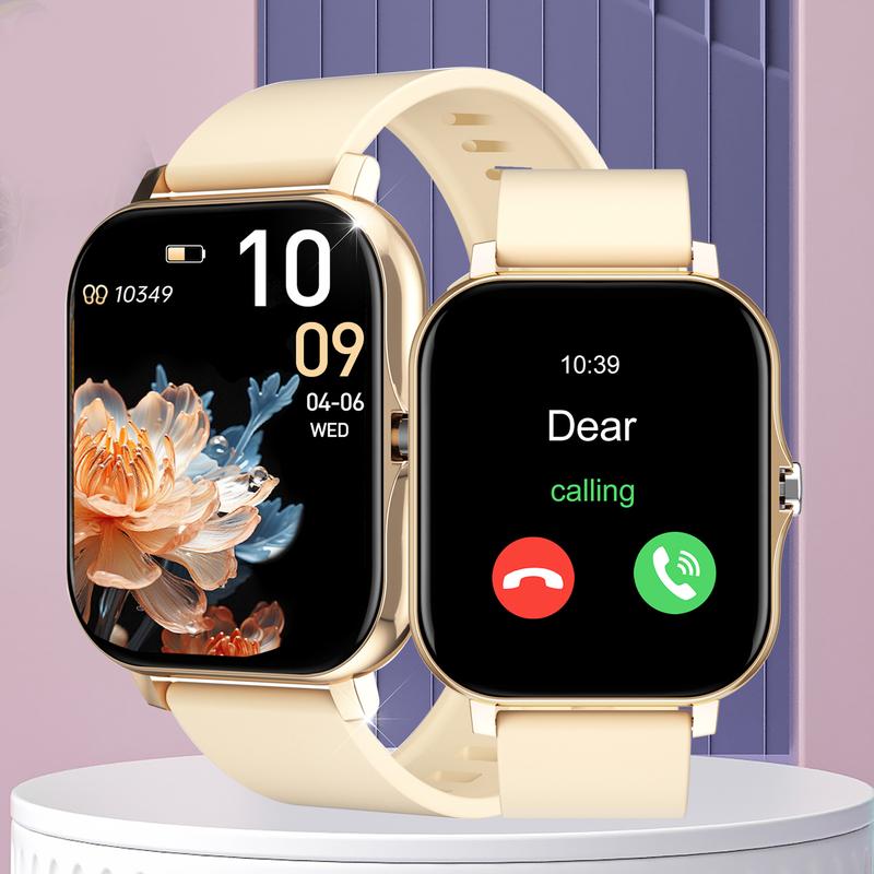 2024 HOT Smart watch, multifunctional smart watch, wireless call wireless music, message reminder, custom dial wallpaper and other functions, unisex, suitable for Android and iPhone phones.Christmas gifts, New Year gifts