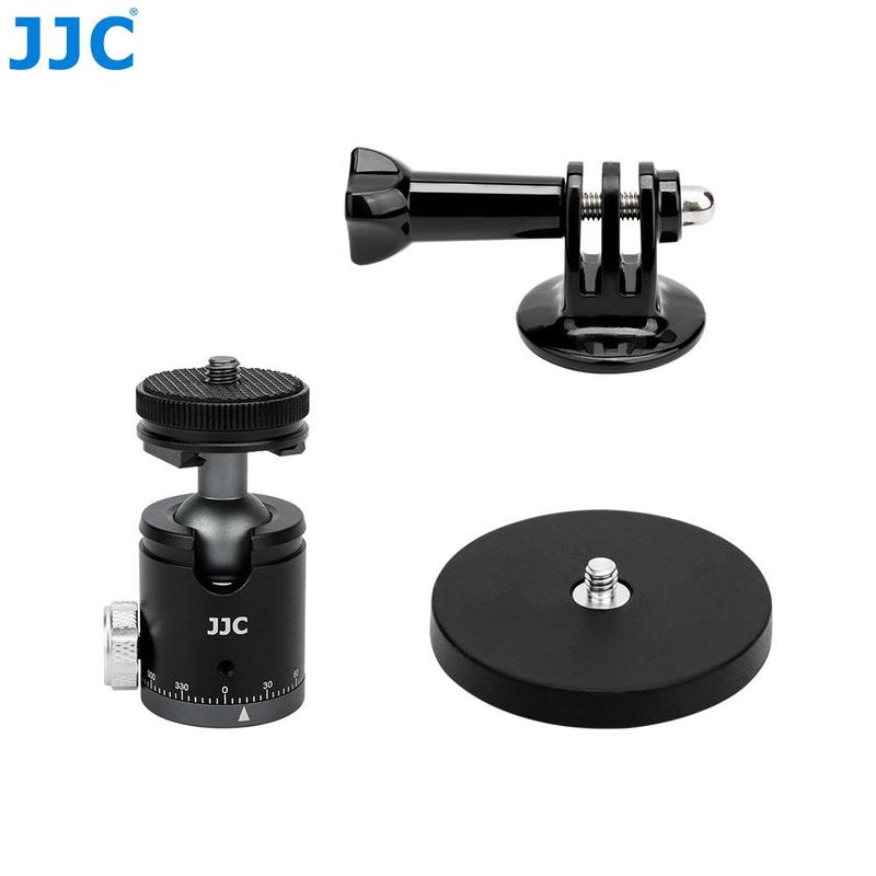 Magnetic Base Set with Strong Ball Head, 360° Rotatable Magnetic Camera Stand with 1 4