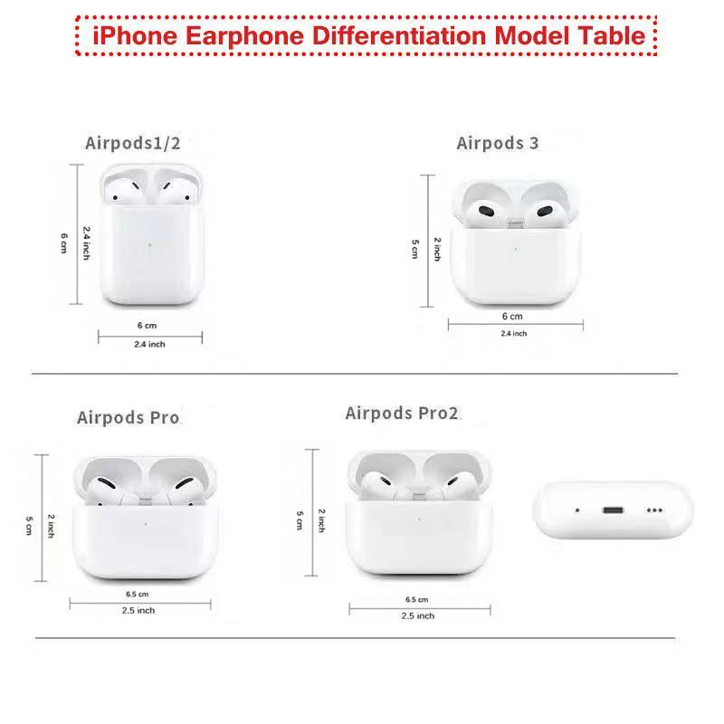 Cute Butterfly Pattern Earphone Case with Keychain, 1 Count Creative Design Earphone Case for AirPods 1 2 3 Pro 2, Earphone Accessories