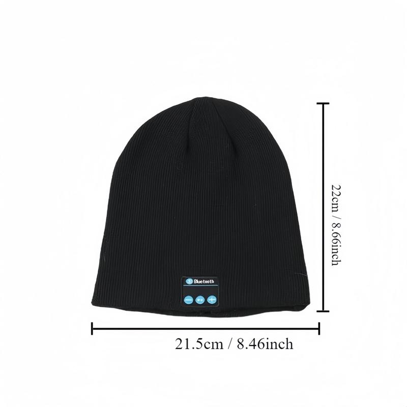 Wireless Beanie Hat Headphone, Smart Wireless Audio Headset, Music Beanie Hat, Rechargeable Smart Earphones, Bluetooth-compatible Beanies Music Hat