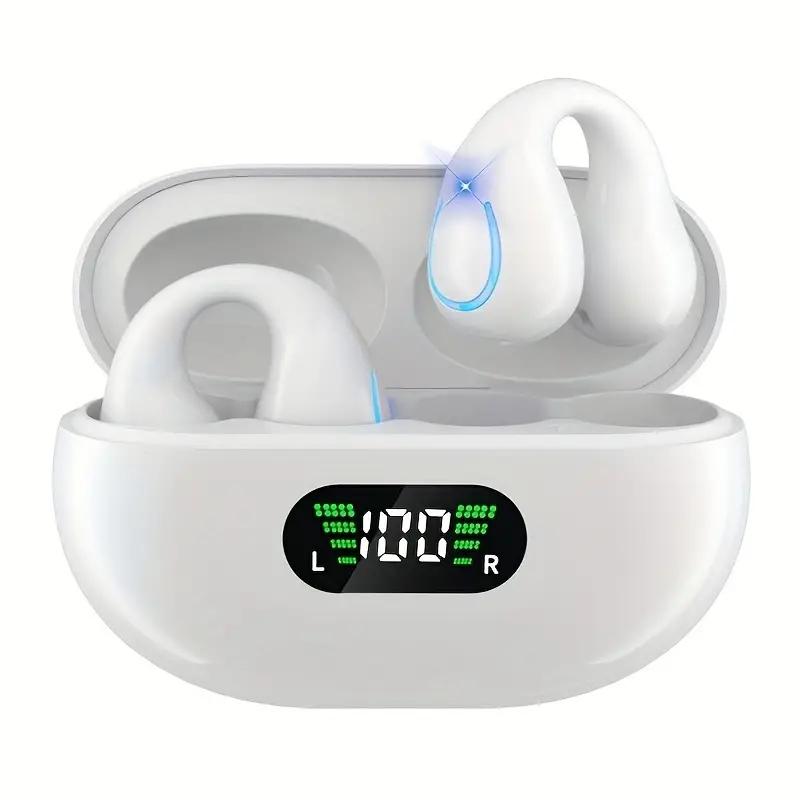 Open bone conduction earphones wireless 5.3 wireless open earbuds with built-in suitable for Huawei, Apple, Xiaomi, Google, Headset Electronic