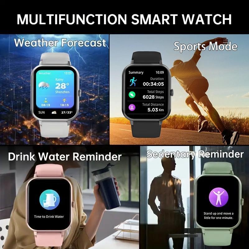 1.83 Inch Full Touch Screen Smart Watch, Fashionable Digital Fitness Watch with 100+ Exercise Modes & Music Control, Waterproof Sports Watch for Women & Men, Electric Watch