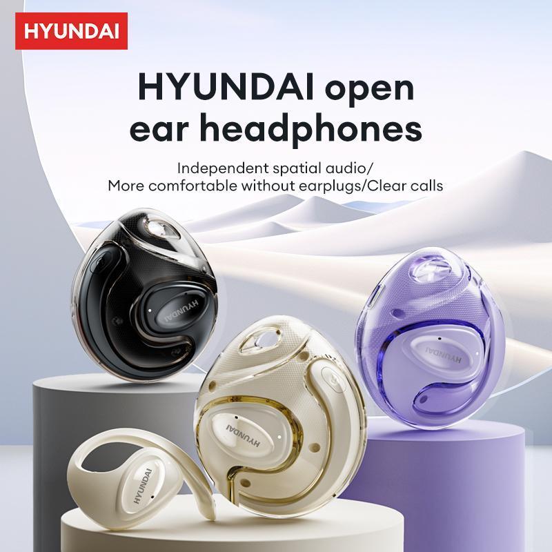 HYUNDAI HY-X15 Ultra-Wireless Headphones, Open Hanging Ear Design Bluetooth-compatible Earbuds, Long Endurance Gaming Headset, Universal Headphones for Sports, Gaming, Calling