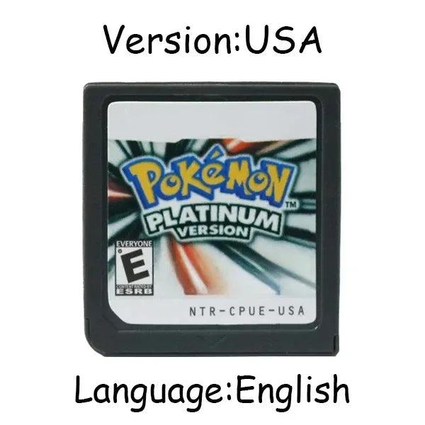 Pokemon Saga for Nintendo DS Game Cartridge Video Game Console Card Platinum Pearl Diamond HeartGold SoulSilver Multilingual