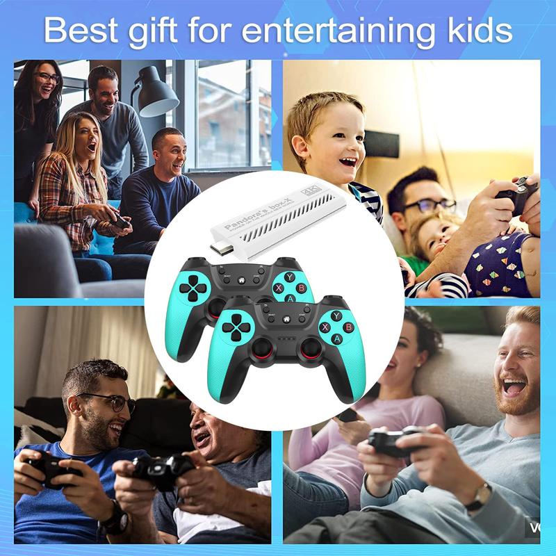 30000+ Games, Retro Game Console, Handheld Console, Plug and Play Video Game Stick, retro play retro game stick 9 emulators, 4K HDMI Output, Premium Dual Competitive level Dual Controllers