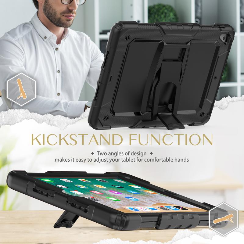 Rugged Defender iPad Case for (9.7-Inch) -  Shockproof