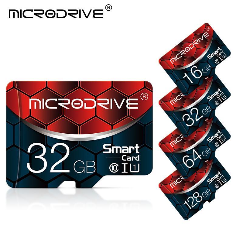 MICRODRIVE SD Card, Football Design 16GB 32GB 64GB 128GB Memory Card, Flash Card for SD Adapter