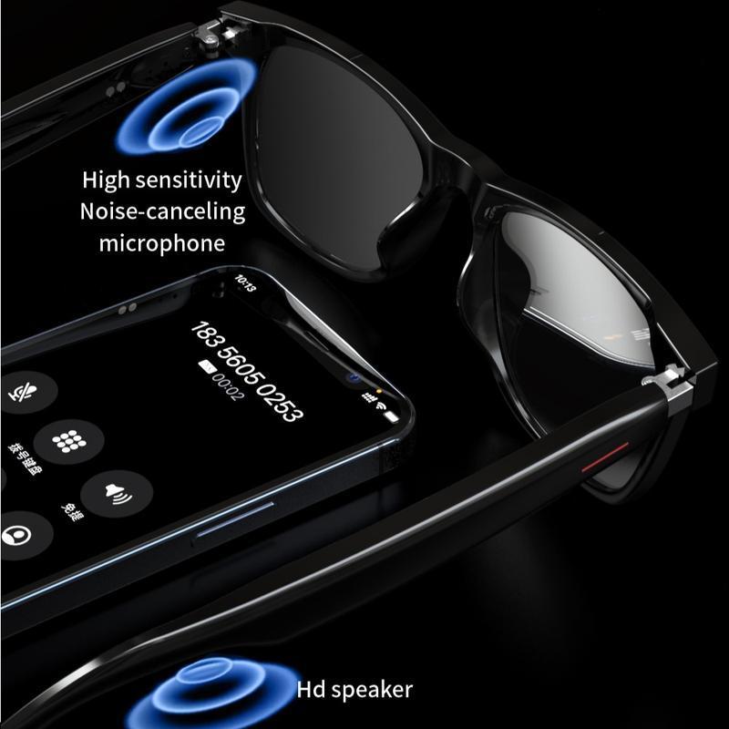 Wireless Smart Glasses Headphones,Multifunctional Smart Wireless Glasses Headset, Smart Sunglasses, Fashionable Driving Glasses